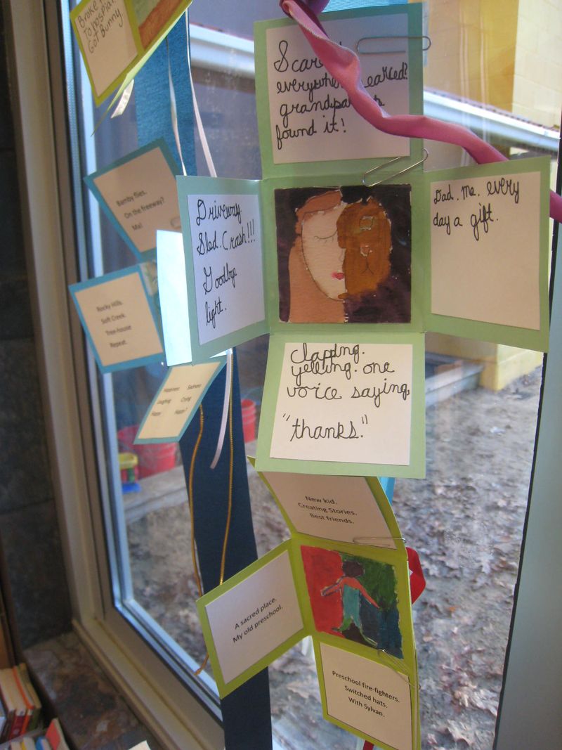 Six Word Memoirs, Treasure Windows, and Gifts to the Community